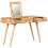 VidaXL vidaXL Solid Wood Acacia Dressing Table with Mirror Make Up Cosmetic Desk 1