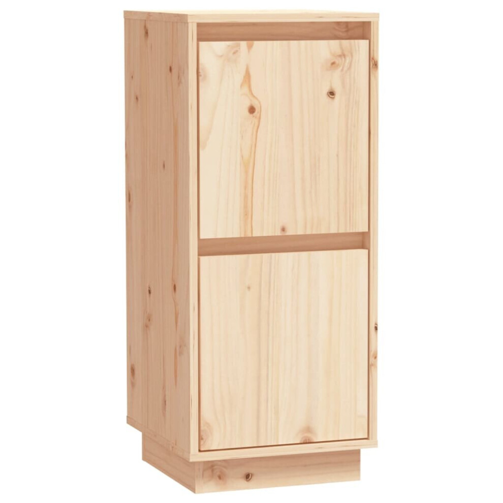 Vidaxl (Brown, 1) 1/2X Solid Wood Pine Sideboard Side Storage Door Cabinet Multi Colours