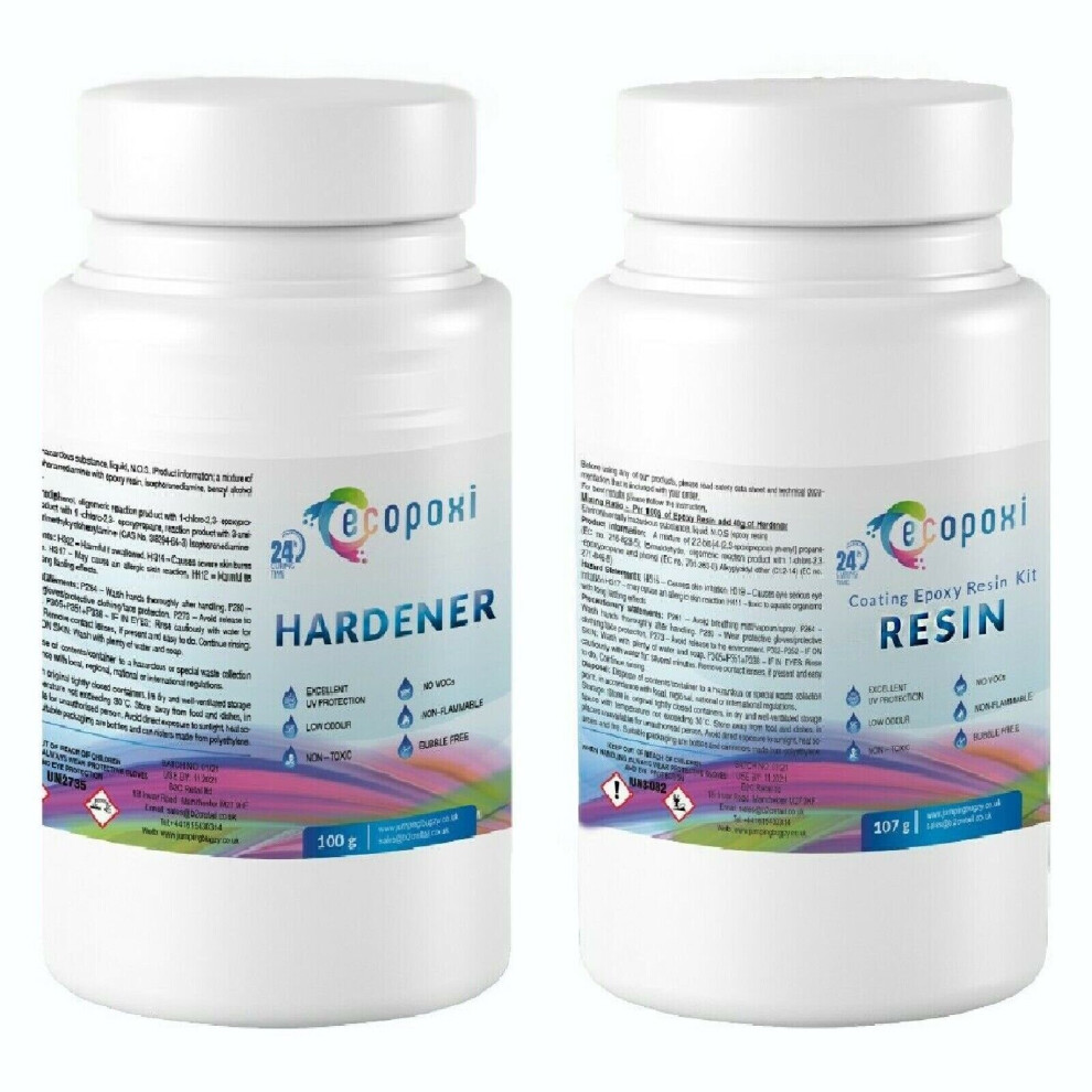 (750g) Epoxy Resin Kit Art Clear Low Viscosity 150g 350g 750g 1kg 1.5kg 3kg 6kg Ecopoxi