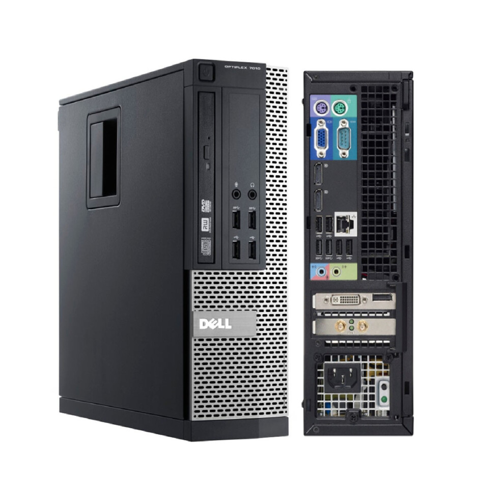 FCS Windows 10 Dell 7020 SFF Intel Core i7-4770 Desktop PC - 8GB DDR3-480GB SSD - 300Mbps WI-FI