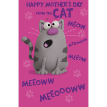From The Cat Meeoooww Happy Mother's Day Card Mothers Day Greeting Cards