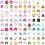 100pcs Squishmallow Stickers Waterproof Reusable Decor Laptop Graffiti Kid  Gift 2