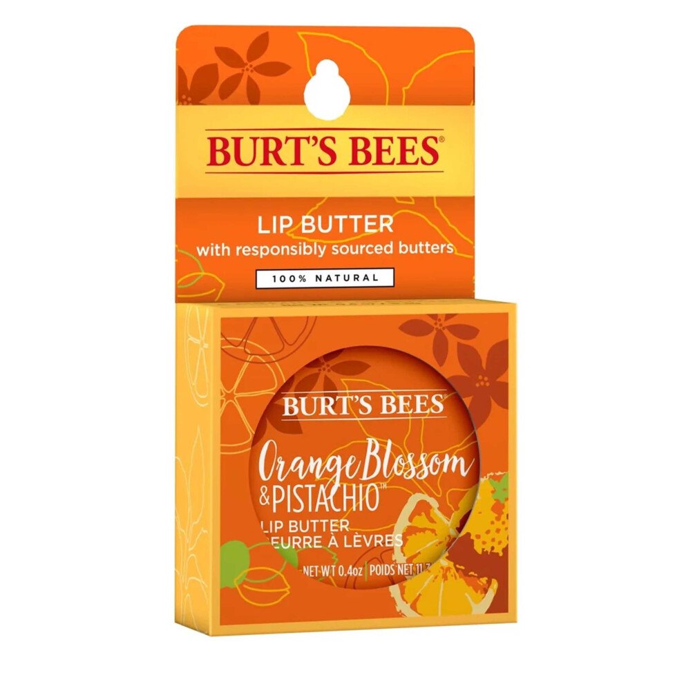 Burts Bees Lip Butter 11g Orange Blossom and Pistachio