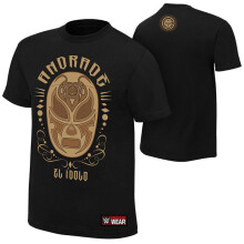 (X-Large, WWE) WWE Andrade Almas "El Idolo" Authentic T-Shirt