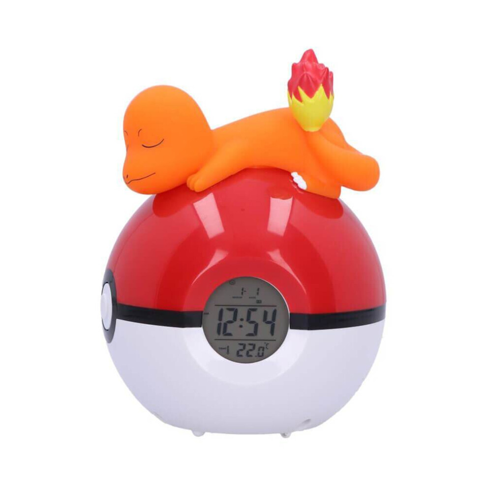 Nintendo Pokemon Charmander Light-Up Fm Alarm Clock Multicoloured