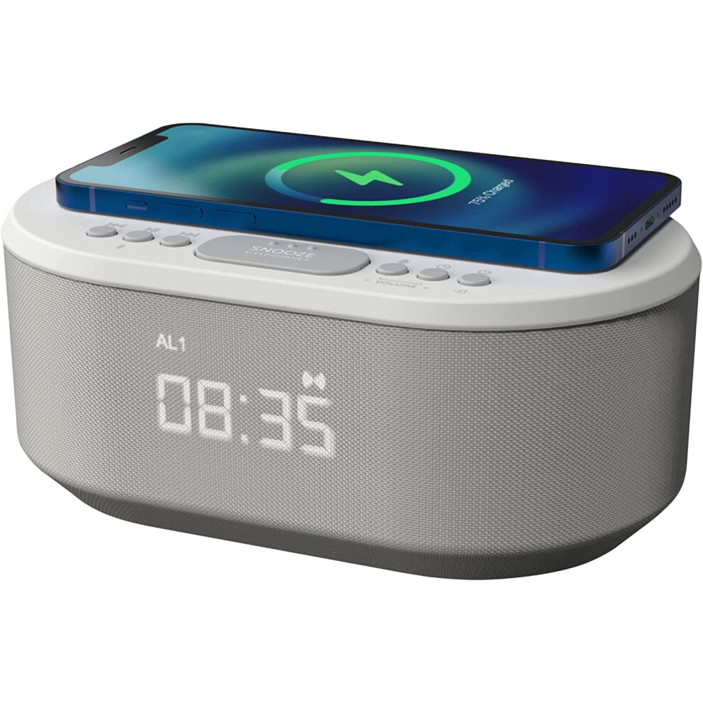 i-box Bedside Wireless Charging Radio Alarm Clock