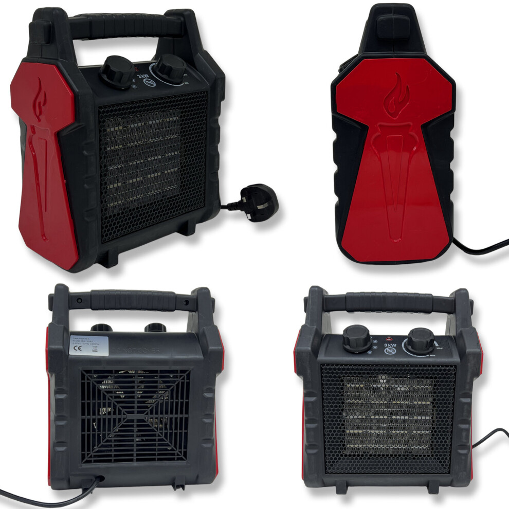 (3Kw (Ceramic)) Powerful Commercial Industrial Gas Heater 2,3,15 & 30Kw Farms, Workshops, Garages 5060911525707