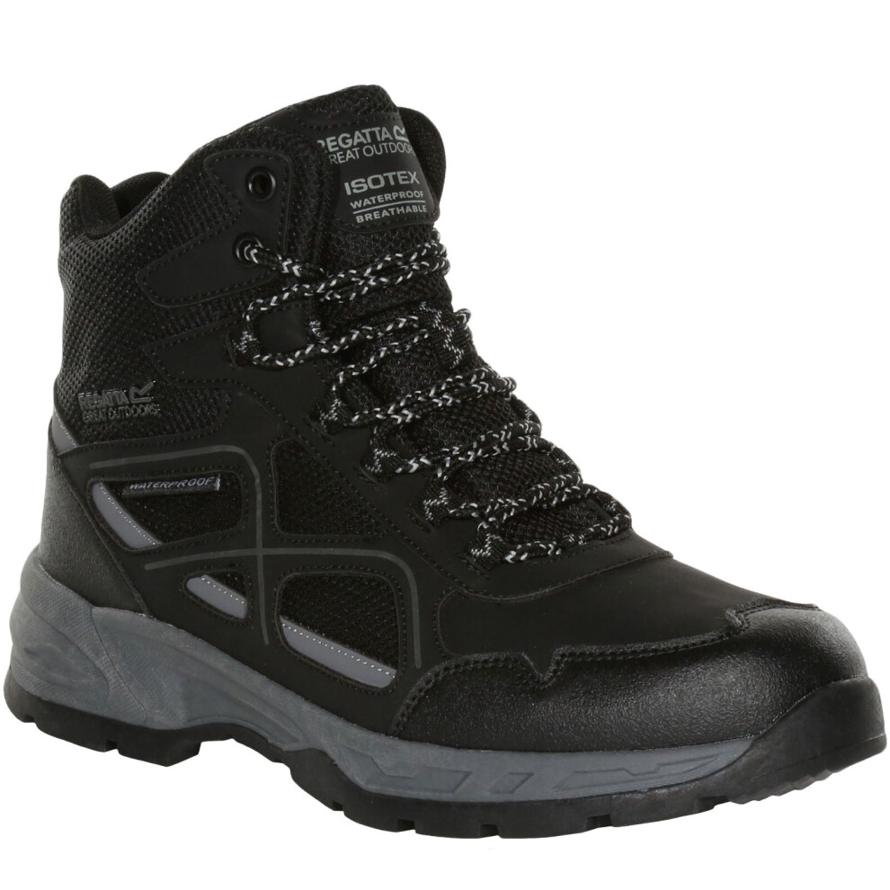 Regatta Men's Black Vendeavour Waterproof Walking Boots in Size 9, Sports Direct - Image 6