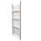 Ladder Shelf Bookshelf 4-Tier White Storage Display Unit Folding Stand 3