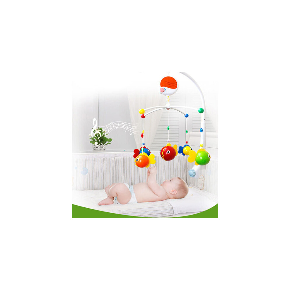 Baby Musical Crib Mobile Infant Bed Decoration Hanging Rotating Bell Bath Light Skesrjtop