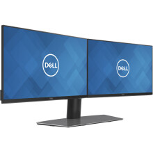 Dual Monitor Screen Dell HP Grade A , HDMI Brand New Stand 2X24" Setup - Refurbished
