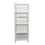 Ladder Shelf Bookshelf 4-Tier White Storage Display Unit Folding Stand 2