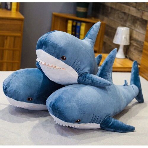 100cm New Ikea Blahaj Shark Soft Large Plush Toys Stuffed Animal Toys