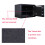 (Black) Digital Security Safety Box Large Capacity with Keypad and 2 Keys 5