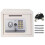 (White) Digital Security Safety Box Large Capacity with Keypad and 2 Keys 1