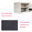 (White) Digital Security Safety Box Large Capacity with Keypad and 2 Keys 5