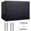 (Black) Digital Security Safety Box Large Capacity with Keypad and 2 Keys 3