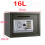 (Grey) Digital Security Safety Box Large Capacity with Keypad and 2 Keys 2