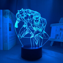 (DM985) 3d Lamp Anime JoJo Bizarre Adventure for Bedroom Decor Light Birthday Gift Manga