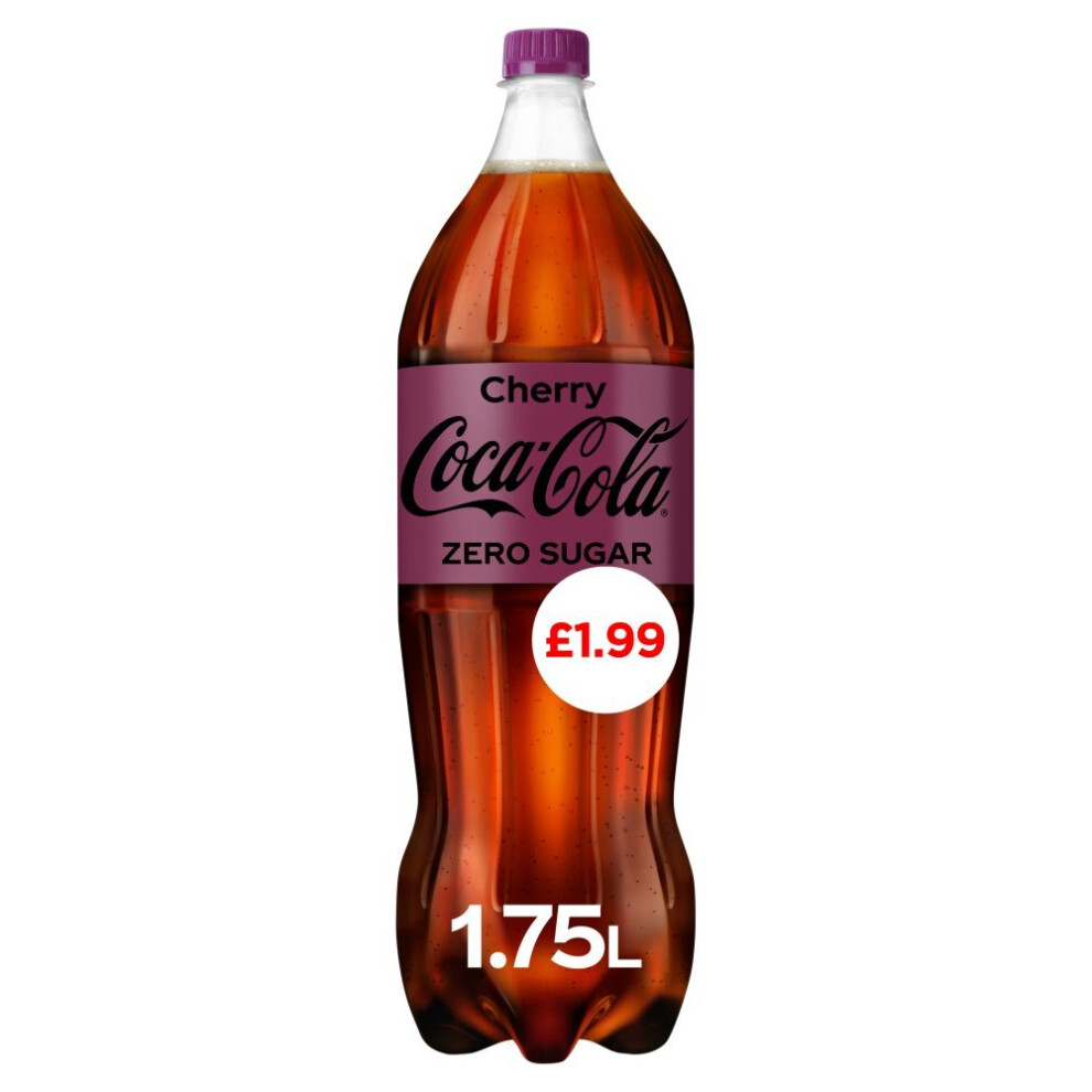 Coca-Cola Zero Cherry 1.75L (Pack of 6)