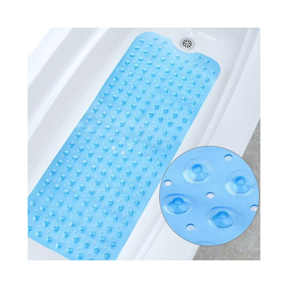 Extra Long Anti Bacterial Non Slip Bathtub Shower Mat 100x40cm