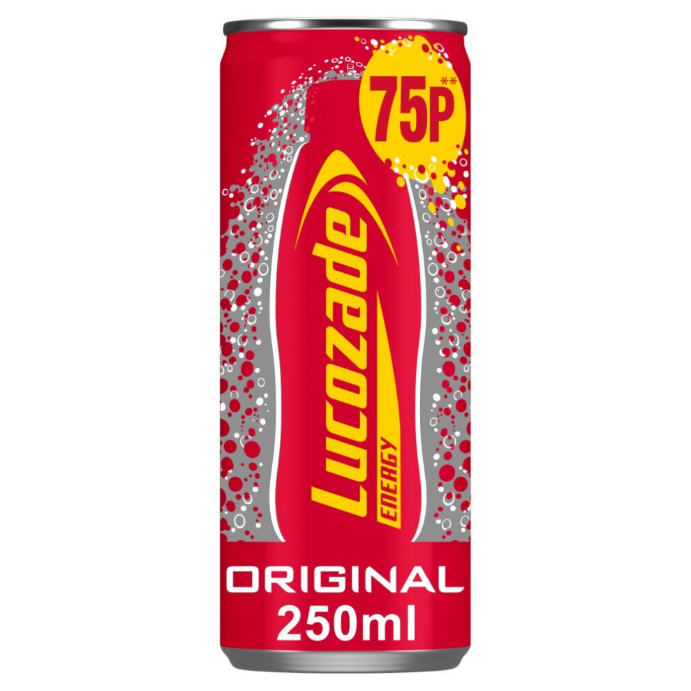 Lucozade Energy Drink Original 250Ml (Pack Of 24)