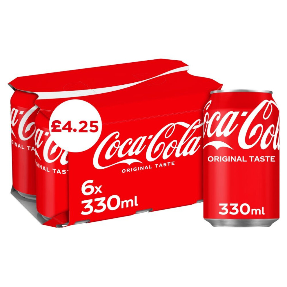 Coca-Cola Original Taste 330ml (Pack of 4)