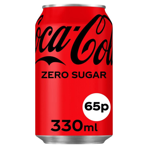 Coca Cola Coca-Cola Zero Sugar 330ml (Pack of 24) 2