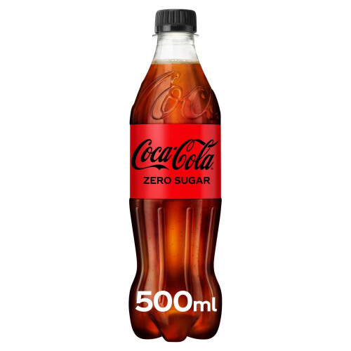Coca Cola Coca-Cola Zero Sugar 500ml (Pack of 12) 2