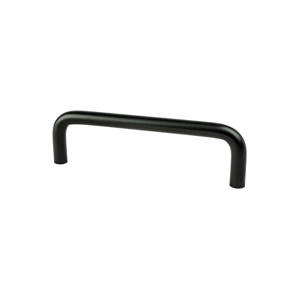 Berenson Be6126 2055 4 In. Advantage Center To Center Cabinet Wire Pull, Matte Black 724086745203