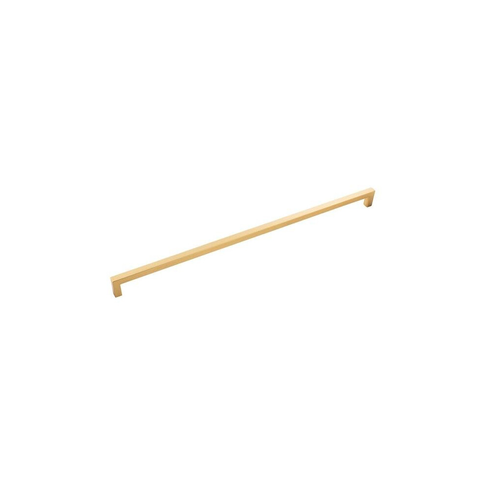 Belwith Bwhh075337 Bgb 18 In. Center-To-Center Style Cabinet Pull, Brushed Gold Brass 724086702268