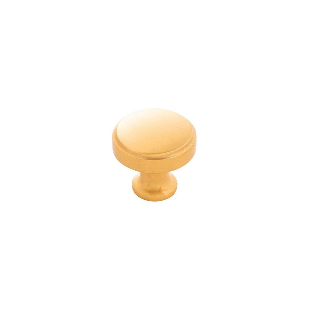 Belwith Bwh077849 Bgb 1.25 In. Dia. Cabinet Knobs, Brushed Gold Brass 724086670208