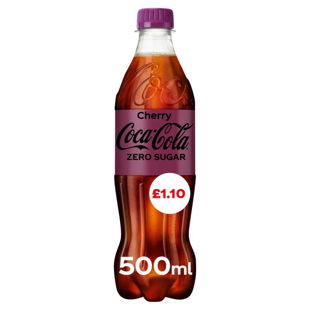 Coca Cola Coca-Cola Zero Sugar Cherry 500Ml (Pack Of 12)