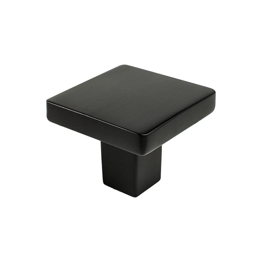 Berenson Be0951 1055 1.125 In. Contemporary Advantage One Square Knob, Matte Black 724086742691