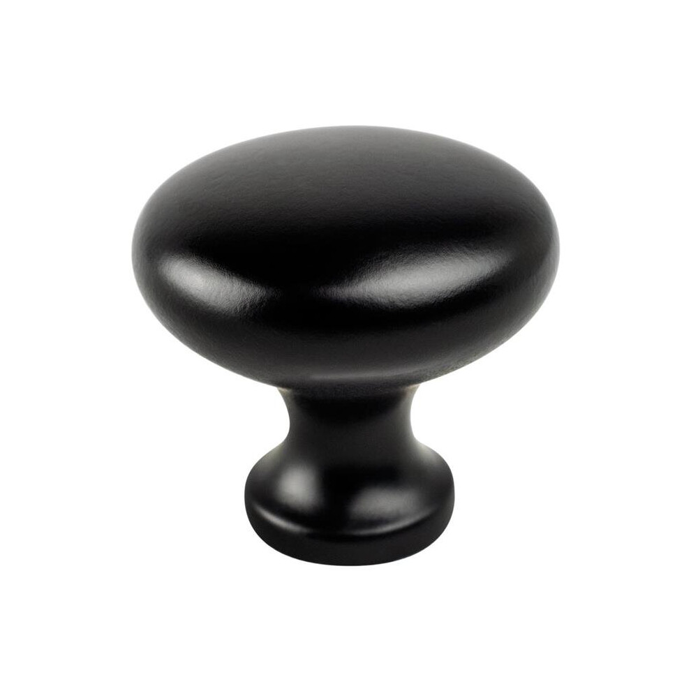 Berenson Be9132 1055 1.125 In. Traditional Advantage Four Round Knob, Matte Black 724086764846