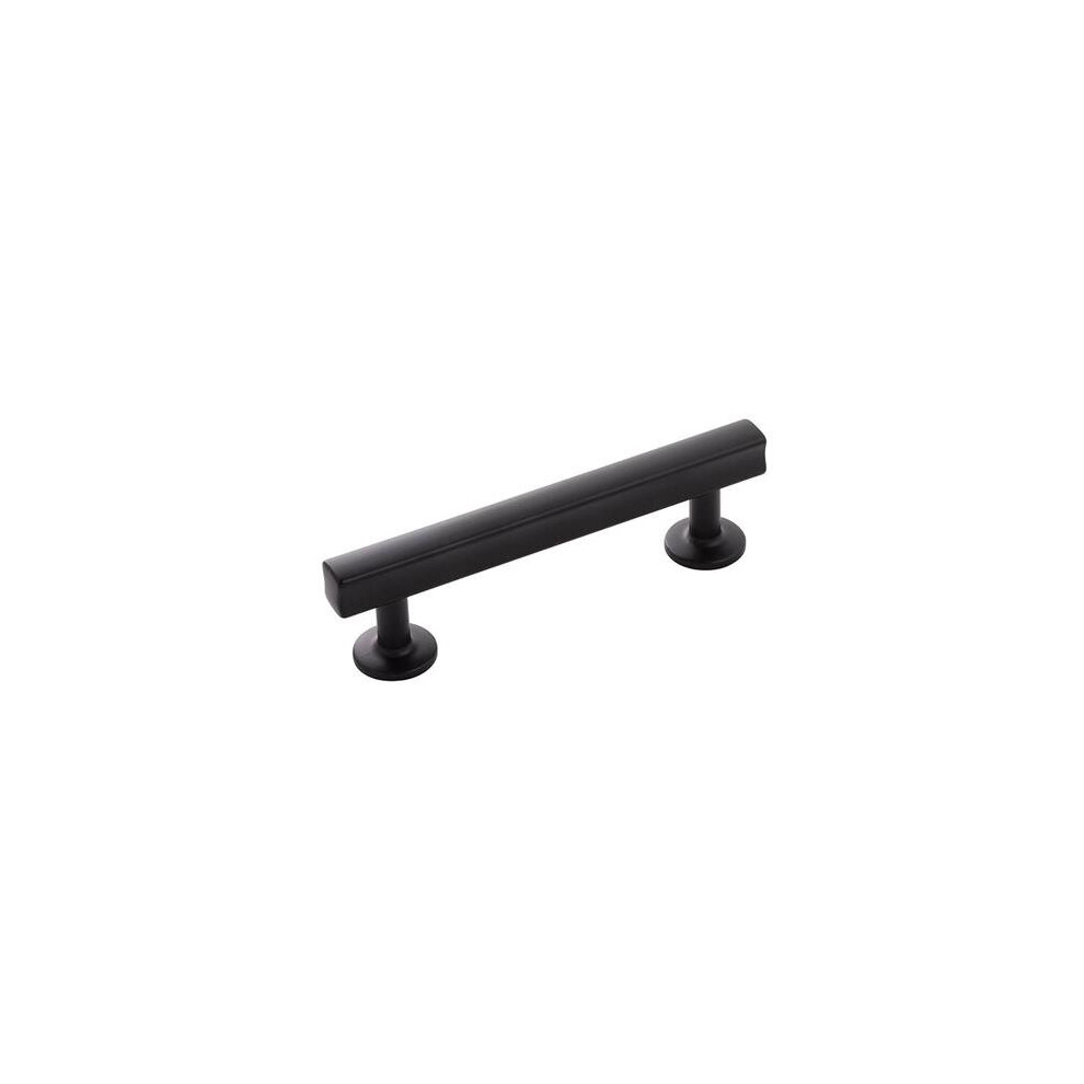Belwith Bwh077881 Mb 96 Mm Center-Center Style Drawers Pull, Matte Black 724086694631