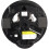 Rhythm Magic Motion Clock Black Gear Rotating Dial 3
