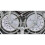 Rhythm Magic Motion Clock Black Gear Rotating Dial 5