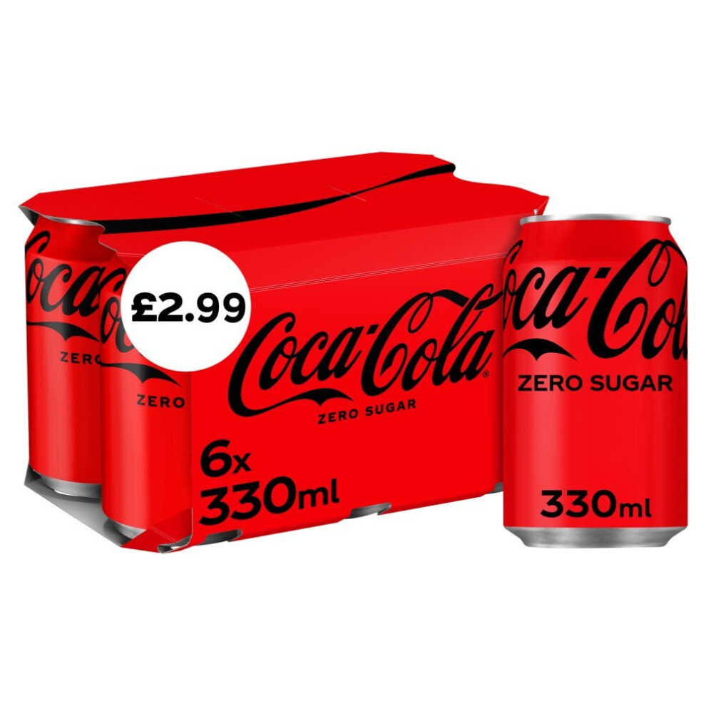 Coca-Cola Zero Sugar 330ml (Pack of 24)