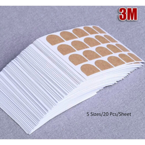 (2000 Pcs Nail Tabs) Nail Adhesive Glue Tab/ Clear Nail Tabs
