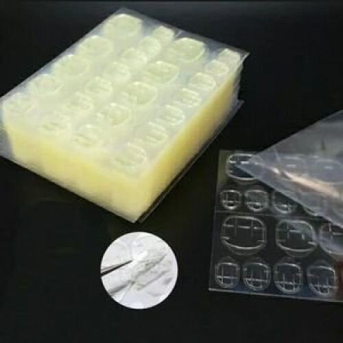 (480 Pcs Nail Tabs) Nail Adhesive Glue Tab/ Clear Nail Tabs