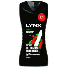 Lynx Shower Gel Africa 225ml (Pack of 6)