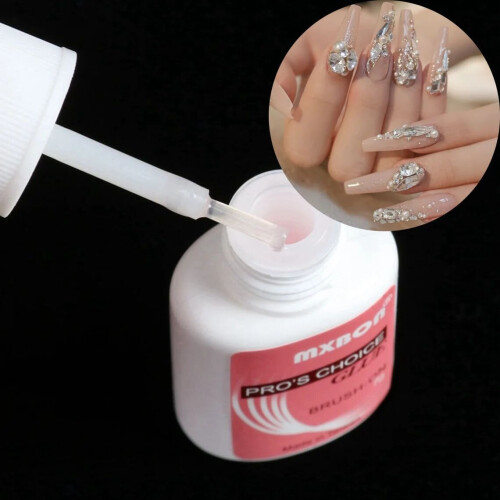 (2) Nail Glue,Adhesive Super Bond for Fake Nails