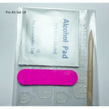 (Pre Kit Set 1#) 0/50/100 Pcs Alcohol Wipes/Pads