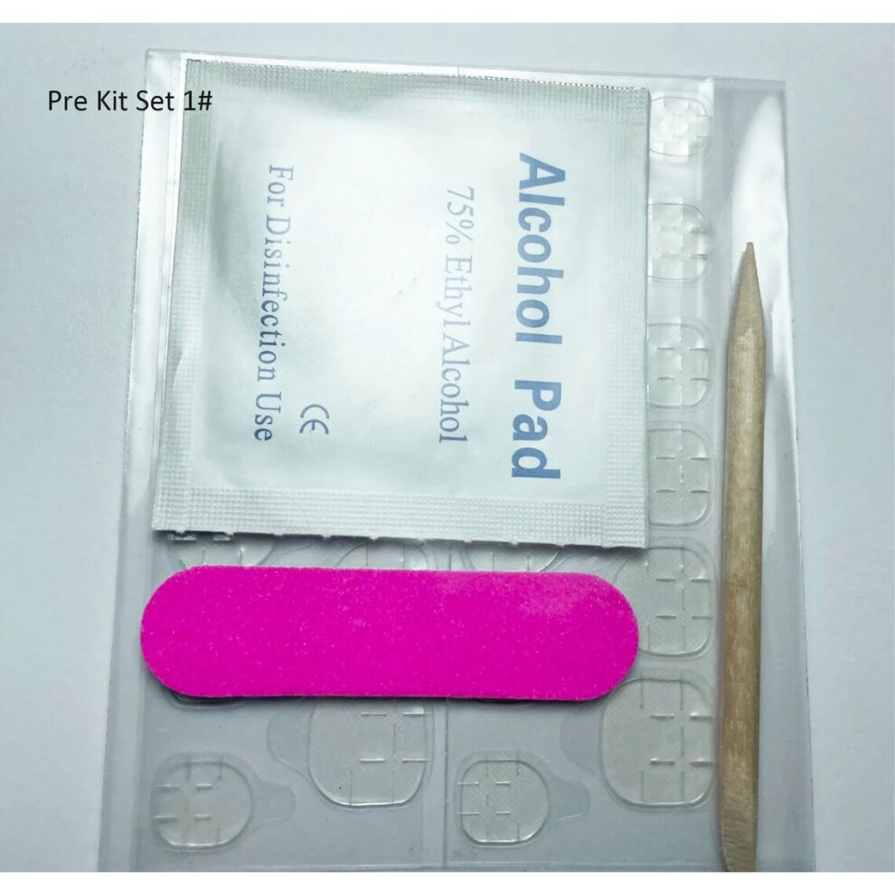 (Pre Kit Set 1#) 0/50/100 Pcs Alcohol Wipes/Pads