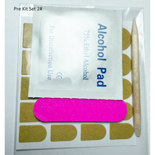 (Pre Kit Set 2#) 0/50/100 Pcs Alcohol Wipes/Pads
