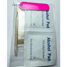 (Pre Kit Set 3#) 0/50/100 Pcs Alcohol Wipes/Pads