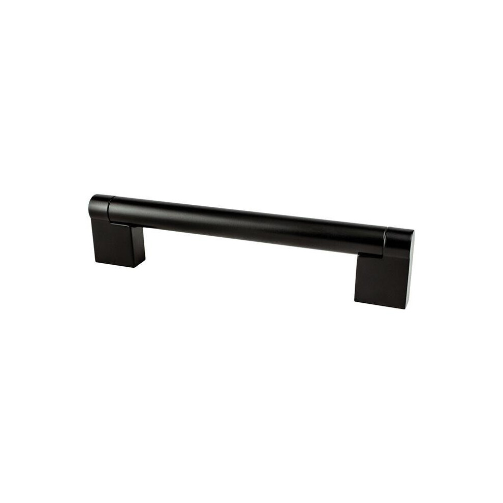 Berenson Be9113 1055 128 Mm Center To Center Contemporary Advantage Three Arch Pull, Matte Black 724086759866