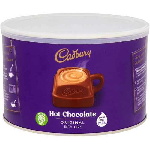 Cadbury Cadbury Drinking Hot Chocolate 2×1kg Box Delicious And Nutritious