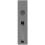 Detex 03A689 Pull Exit Trim with Cylinder Hole Lacquer Sprayed, Aluminum 1